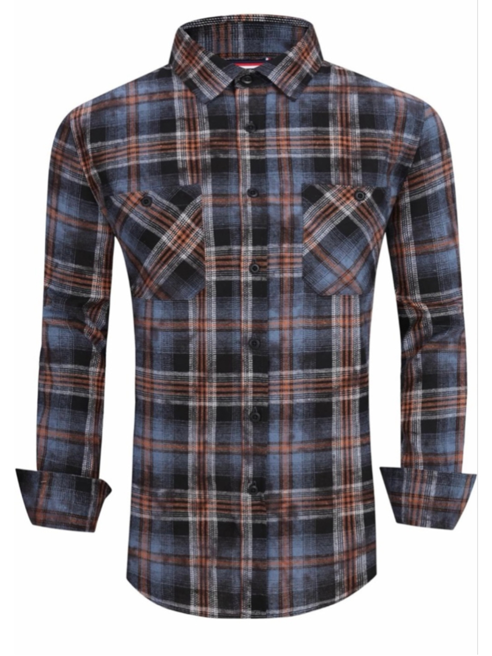 NEW Alex Vando Mens Button Down Shirts Flannel Shirt Long Sleeve XL